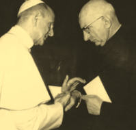 الأب اندريه فوييه والبابا بولس السادس