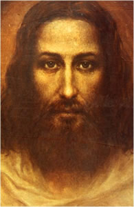 رسم وجه المسيح للفنان الأرمني أجَميان